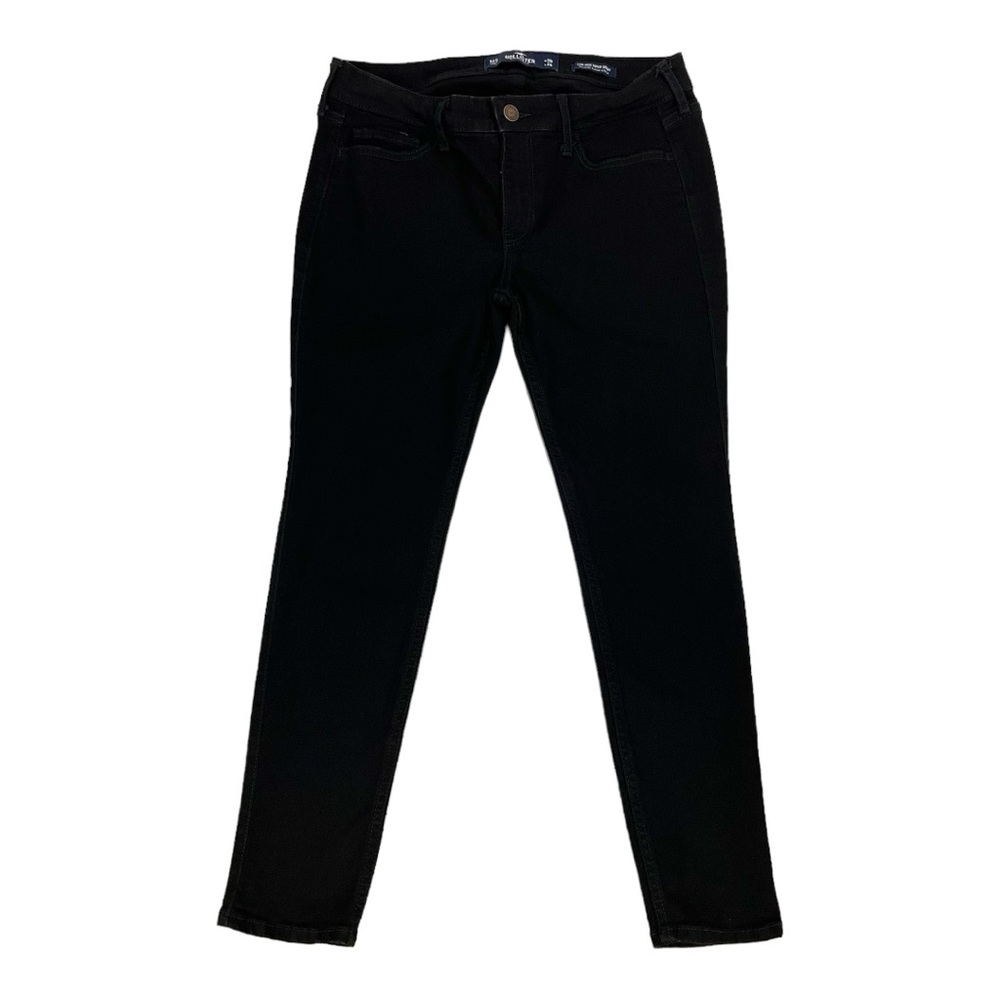 Hollister Womens Low-Rise Super Skinny Black Jeans XS